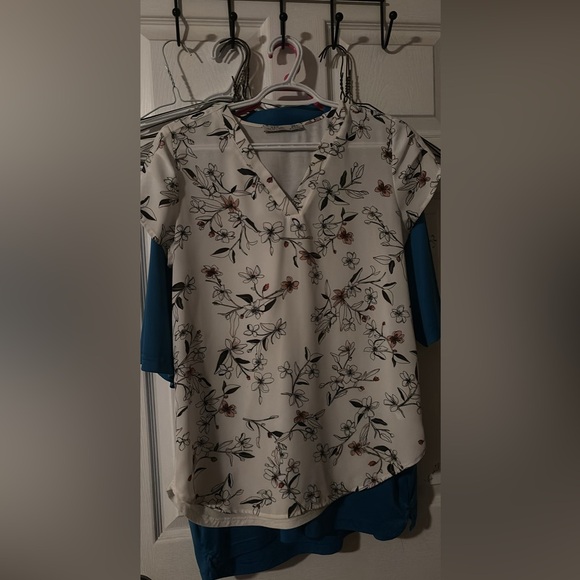 Burnt orange blazer and matching blouse - Picture 3 of 4